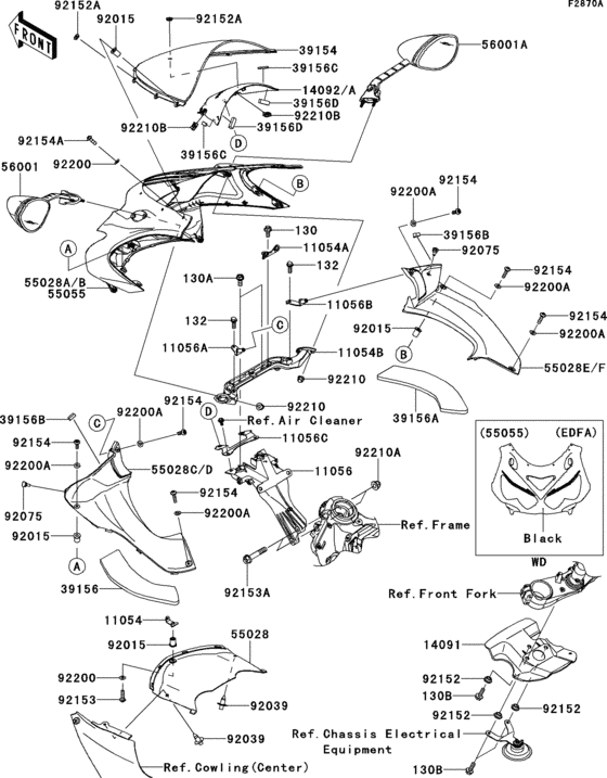 Cowling(1/2)(upper)(edf/edfa)