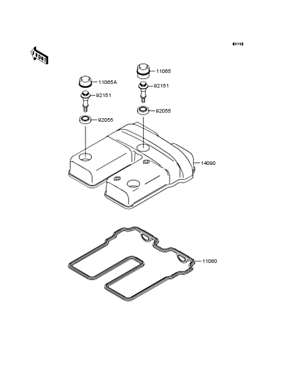  Крышка головки цилиндров