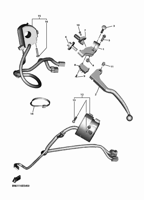 Handle switch & lever