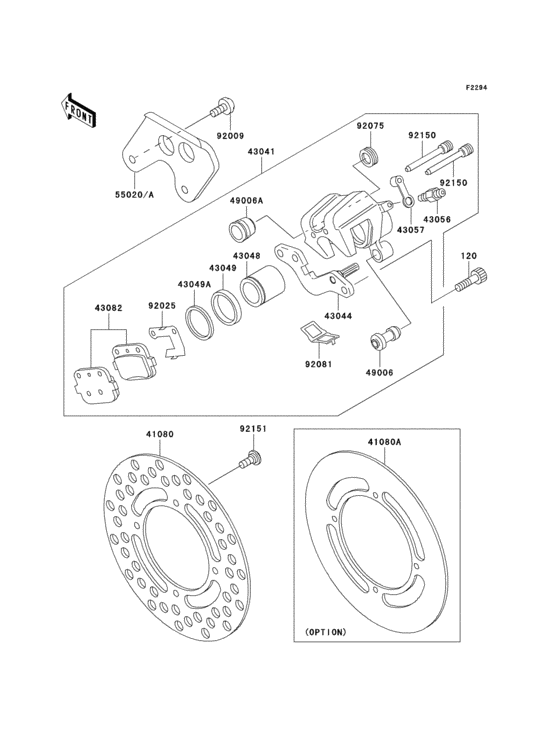 Rear brake(d1-d3)