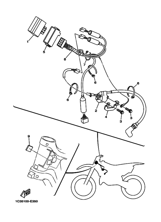 YZ125 YZ125V Equipo electrico