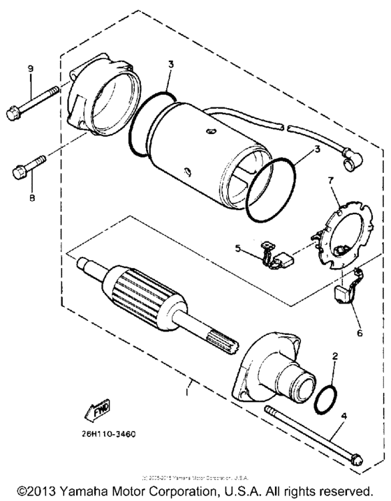 XVZ13U Стартер