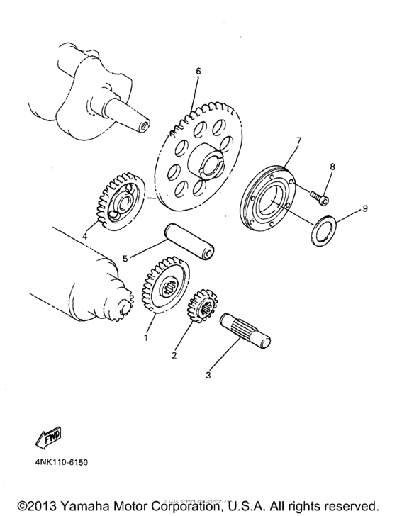 XVZ13AJC Муфта стартера