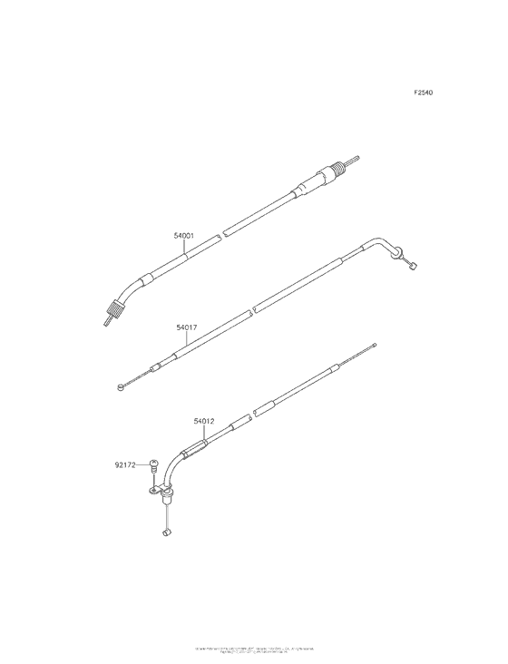 AN112 Тросы управления