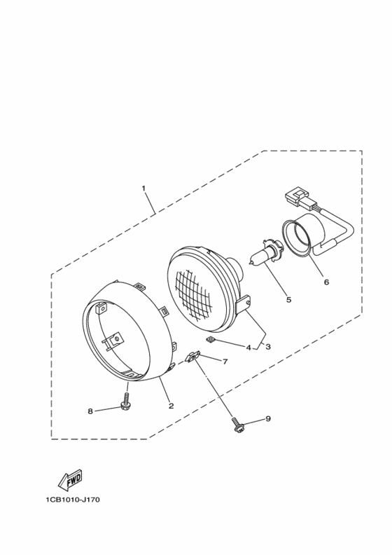 Headlight assy