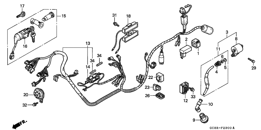 Wire harness/ ignition coil