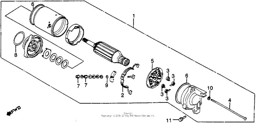 VF750F Стартер