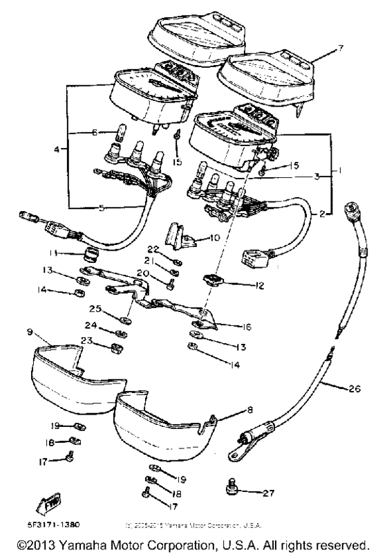 Speedometer tachometer