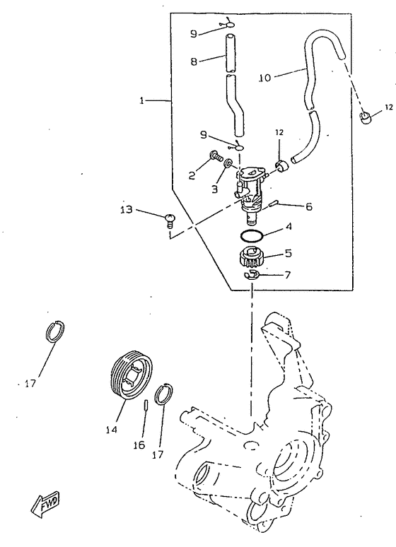 CW50RSP Масляный насос