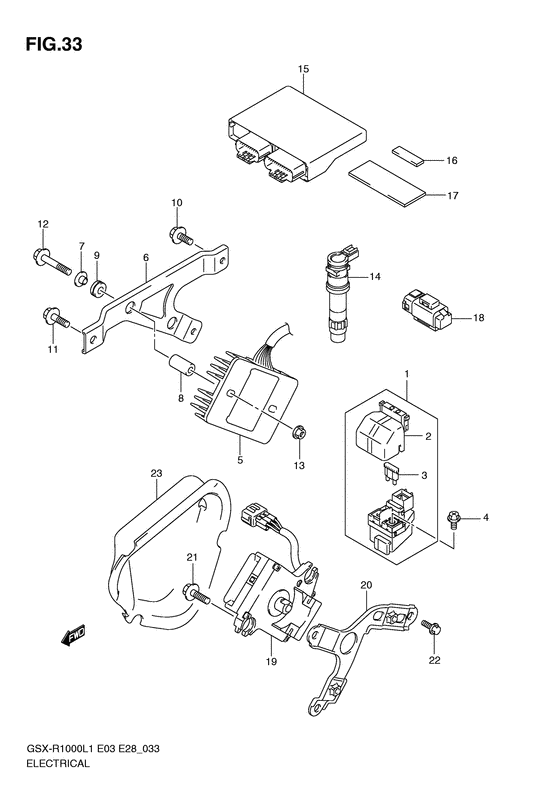 GSX-R1000 Equipo electrico