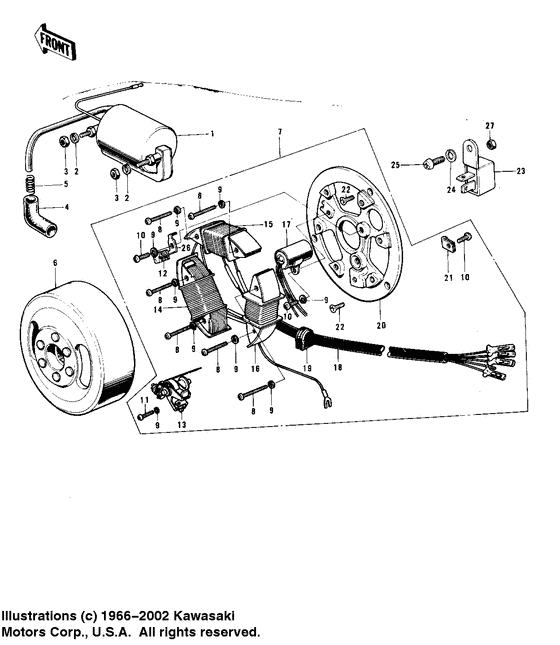 Ignition/generator/rectifier