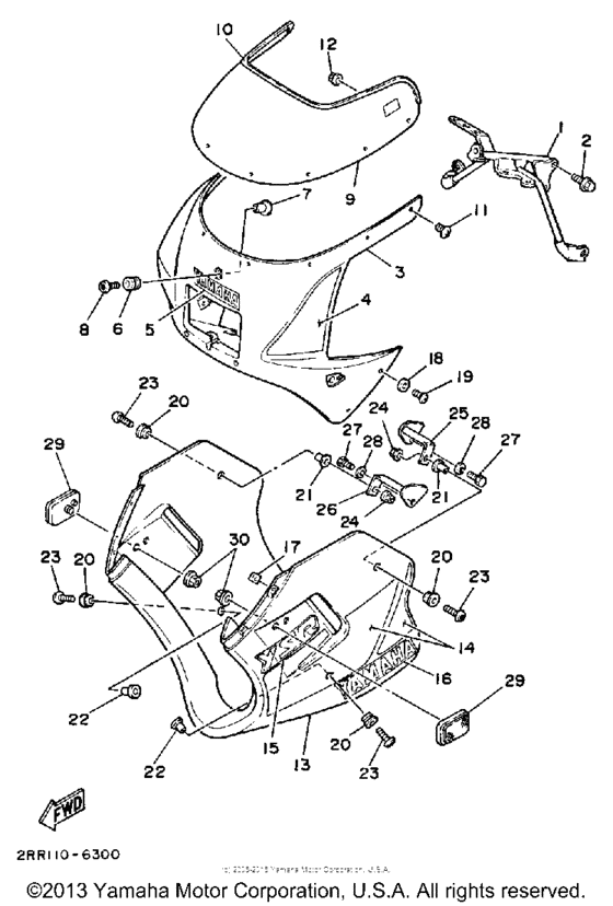 Fairing-cowling