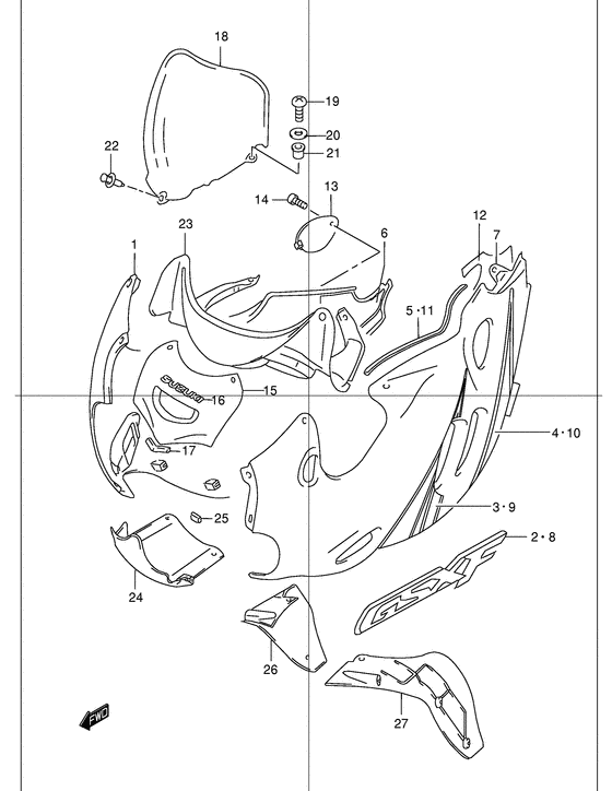 Cowling body