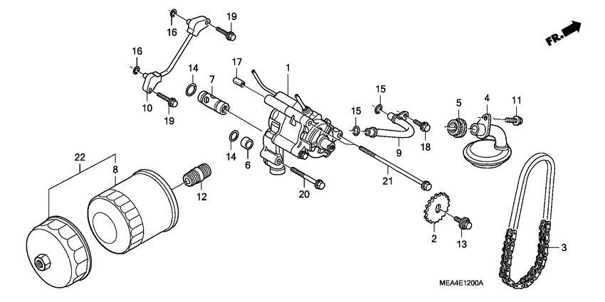 Oil filter/oil pump