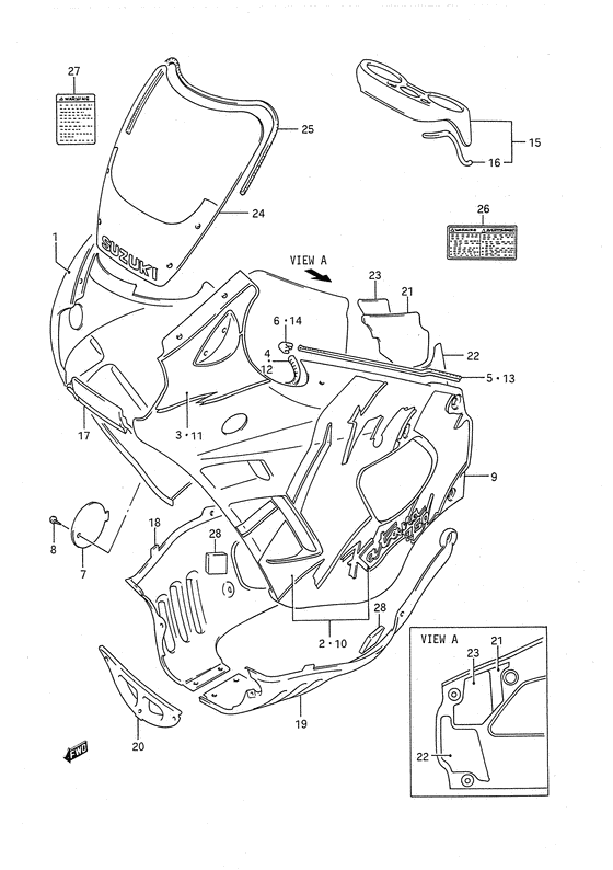 Cowling body
