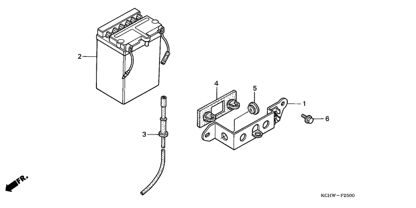 CG125 Аккумулятор