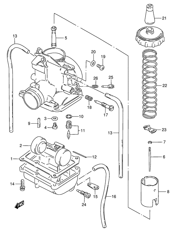 Carburetor assy