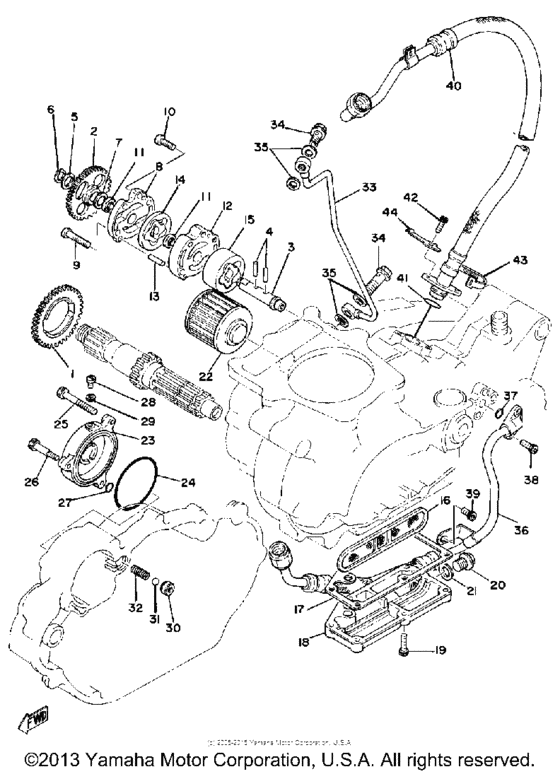 Oil pump-oil cleaner