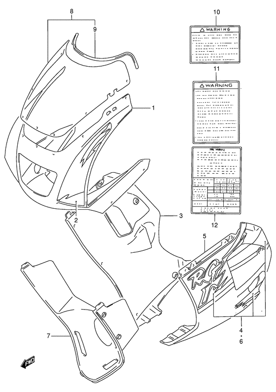 Cowling body