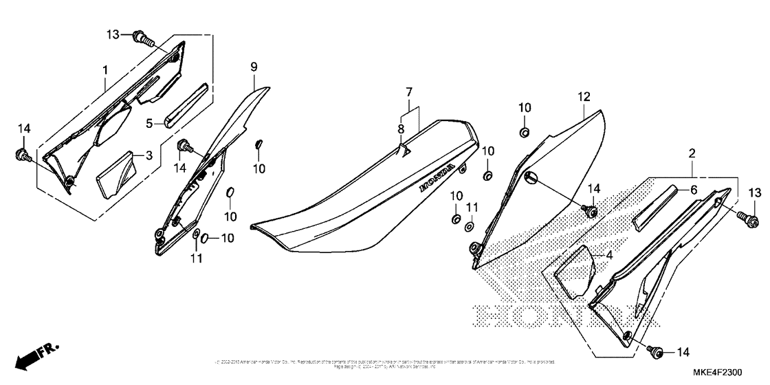 Seat + Side Cover