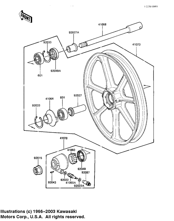 Front wheel/hub