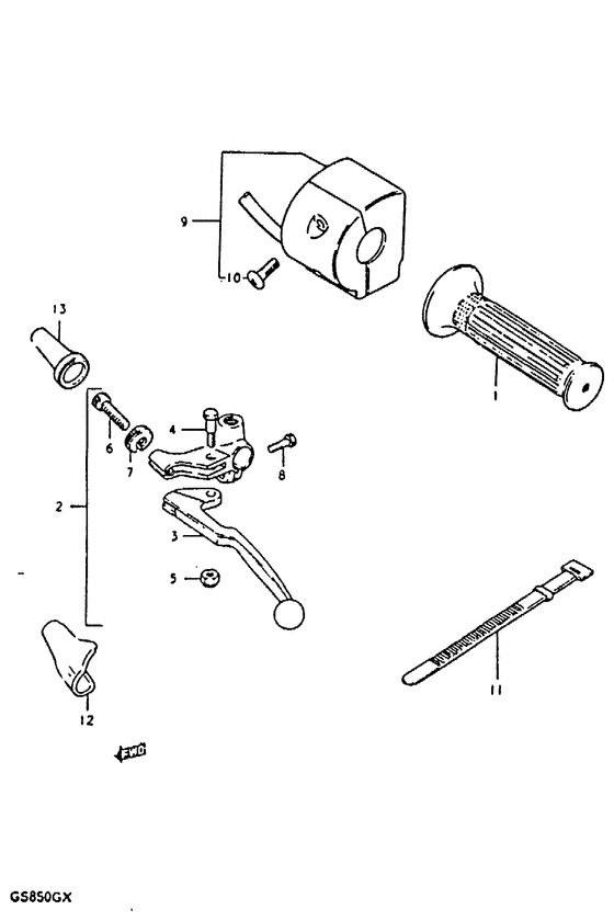 Left handle switch