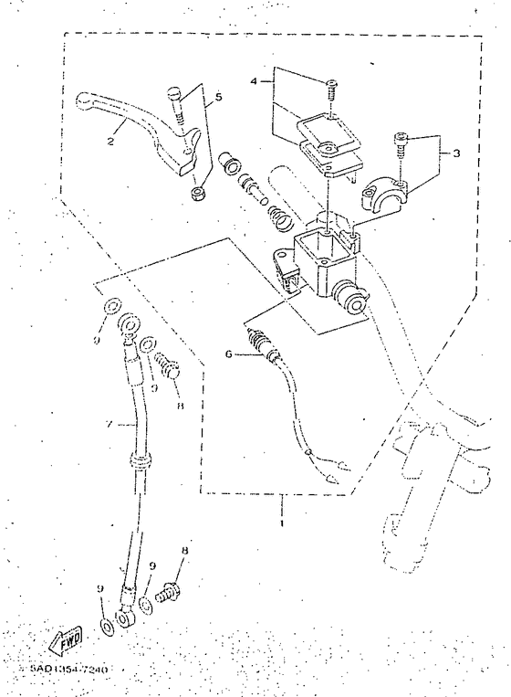 YN50 Bomba de freno delantera