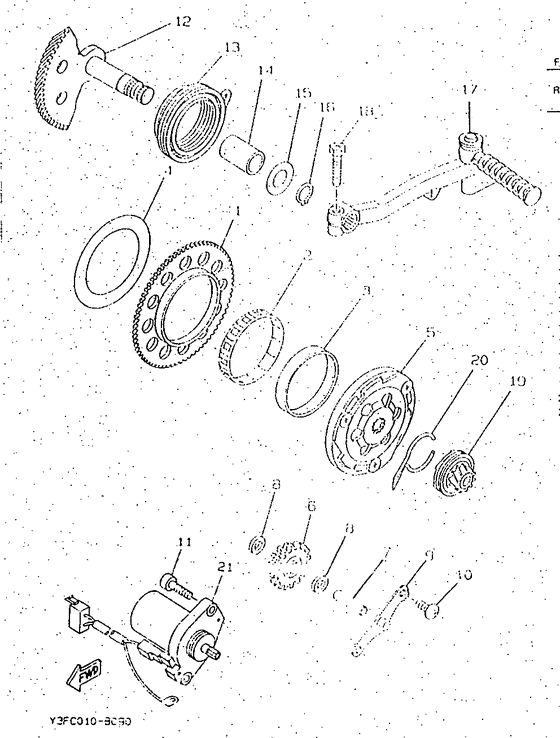 CW50RS Стартер