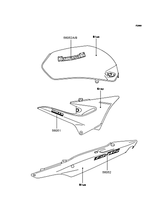 ZR750 Наклейки