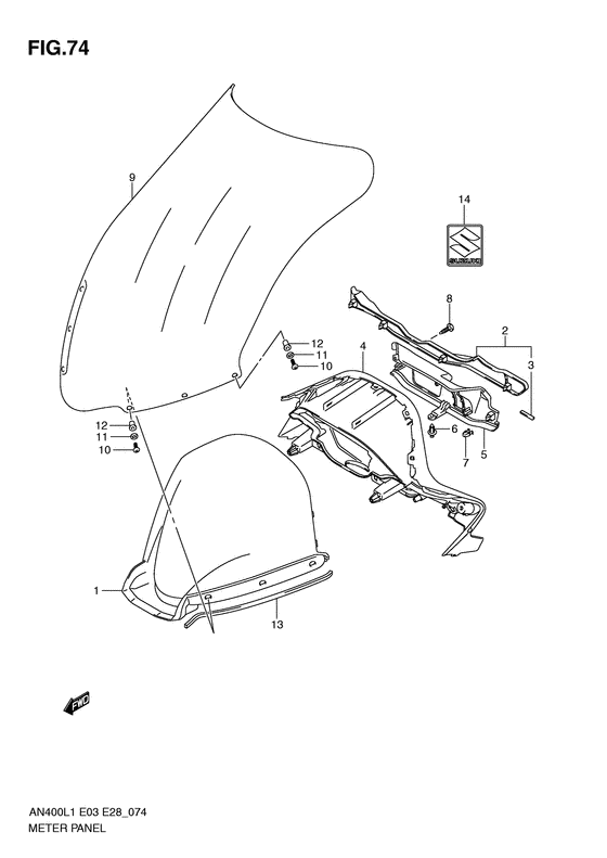 AN400 Приборная панель