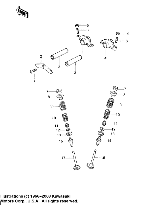 Rocker arms/valves