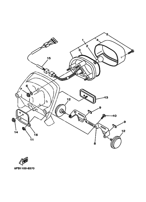 Taillight unit ass`y