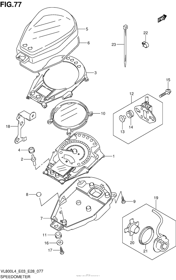 Speedometer (Vl800Tl4 E33)