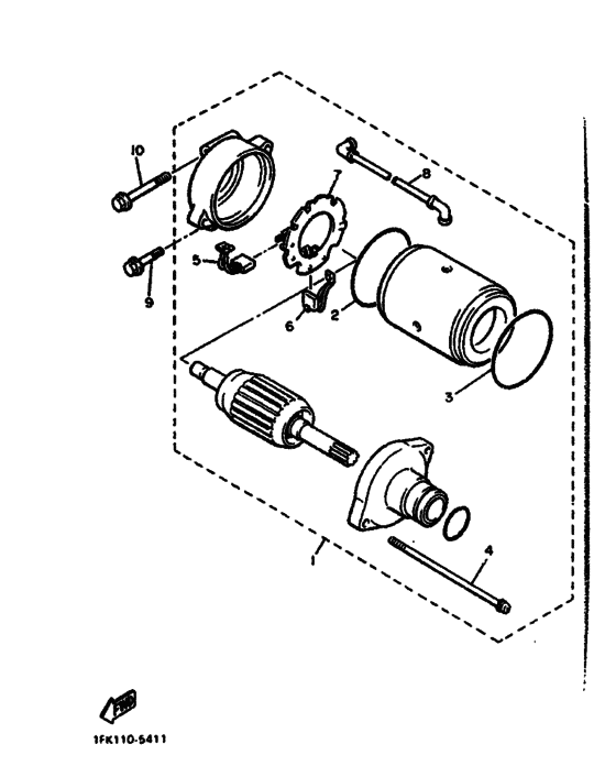 VMX12U Стартерный мотор