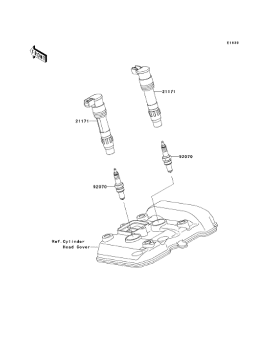 EX250 Катушка зажигания