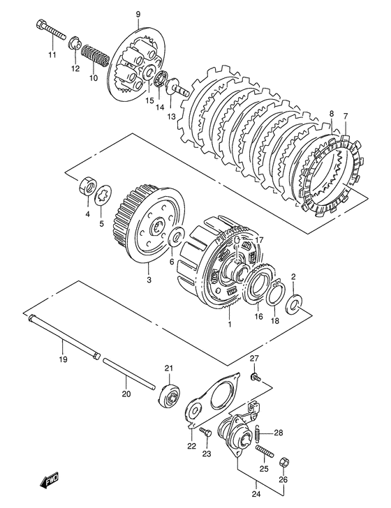 GS500 Бендикс