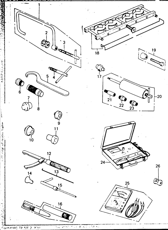 Special service tools "b"