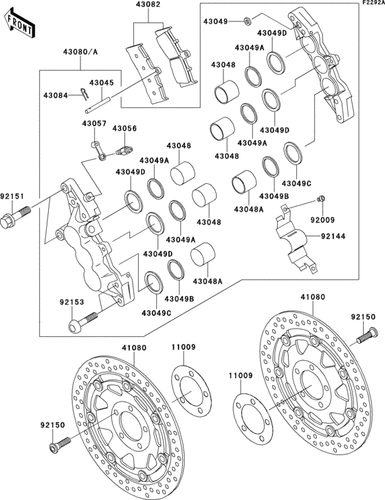 Front brake(a5h)
