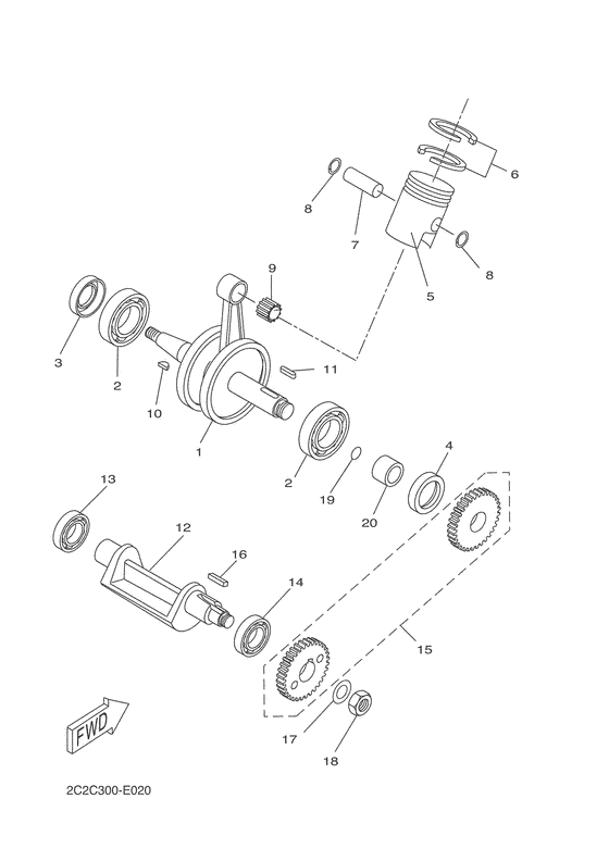 Crankshaft & piston