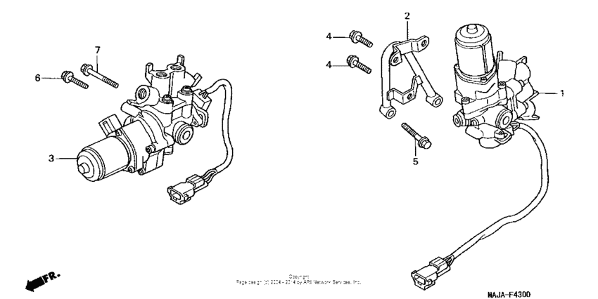 ST1100 (ABS/ TCS) A abs modulator