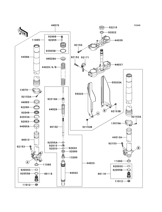 Front fork(1/2)(m6f)