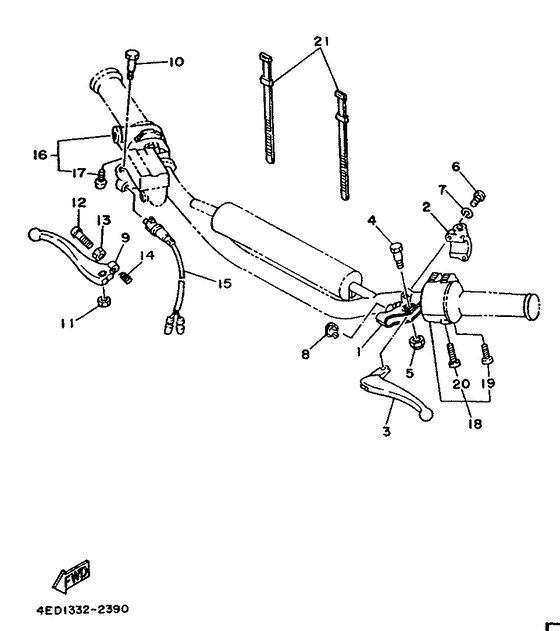 Handle switch. lever