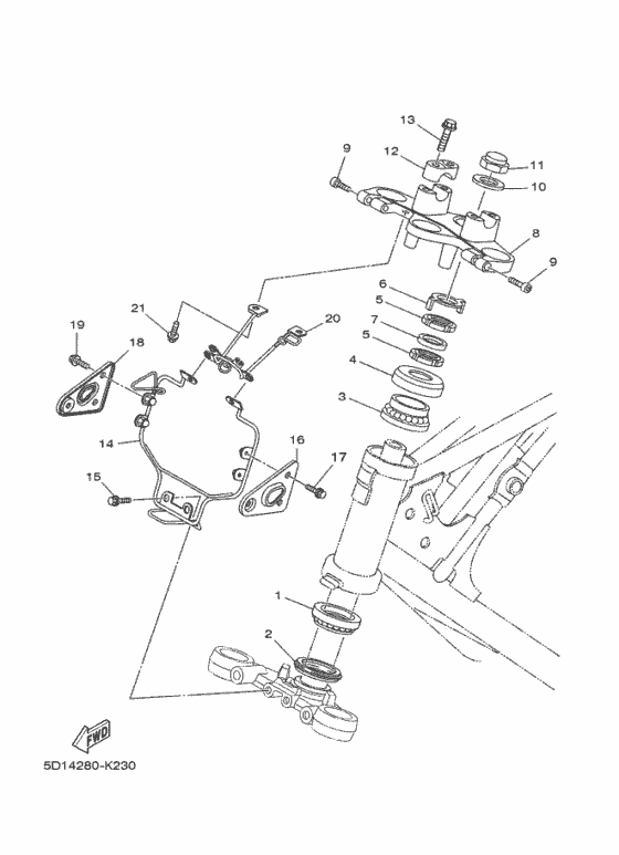 Схема ybr 125