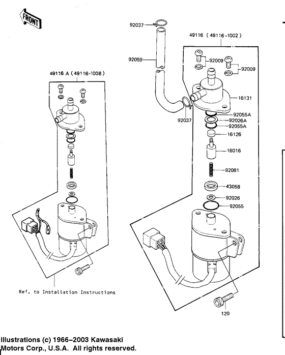 Fuel solenoid valve
