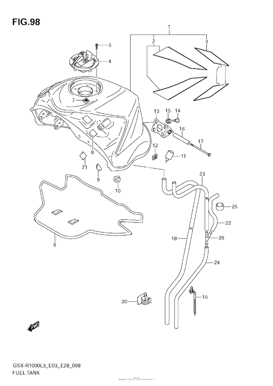 Fuel Tank (Gsx-R1000Zl3 E28)