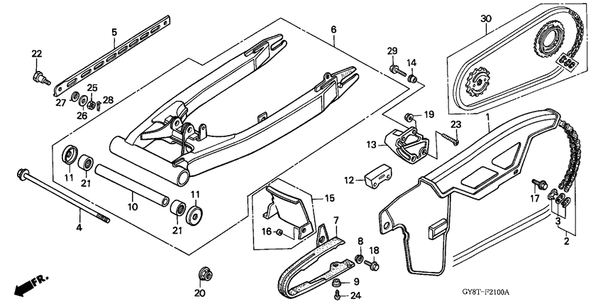 Swingarm/chain case