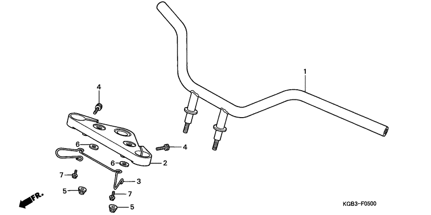 Handle pipe/top bridge