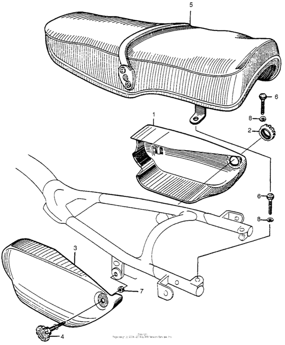 Air cleaner case + seat
