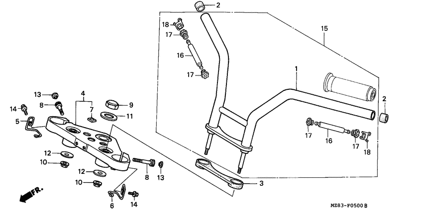 Handle pipe