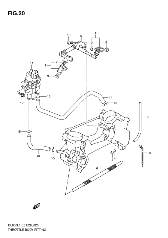 Throttle body fitting